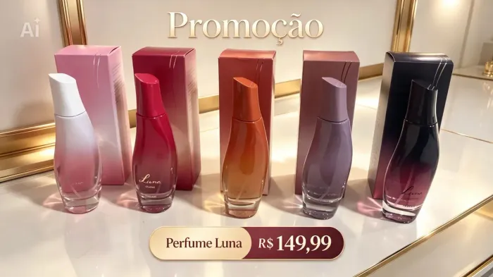 Perfumes feminino Luna