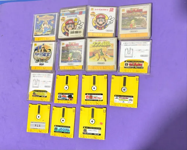 Disk system jogos nintendo diskete famicom