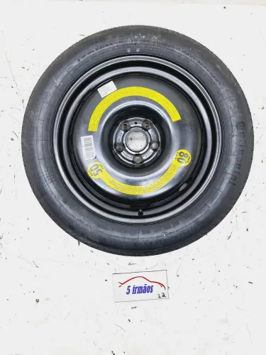 Estepe C/pneu Roda Aro 18 145/80 Vw Tiguan 2.0 Tsi 2011 Preto