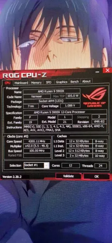 Processador Amd Ryzen 9 5900x 12 Núcleos Am4