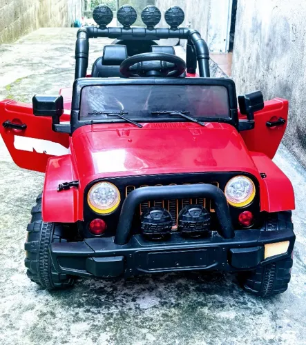 Carro Elétrico Infantil Jeep 12V + Controle Remoto + Carregador
