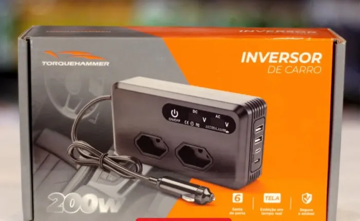 Inversor de carro 200w