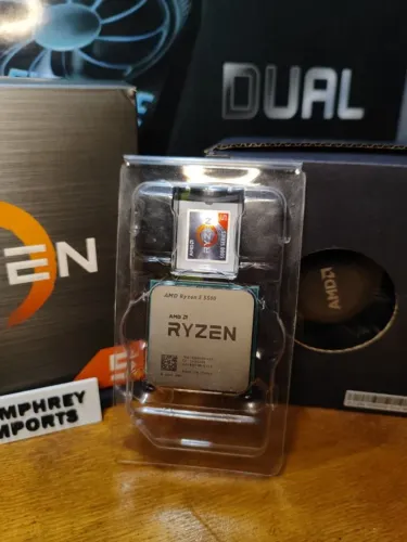 PROCESSADOR RYZEN 5 5500 + COOLER E CAIXA - GARANTIA 3 MESES
