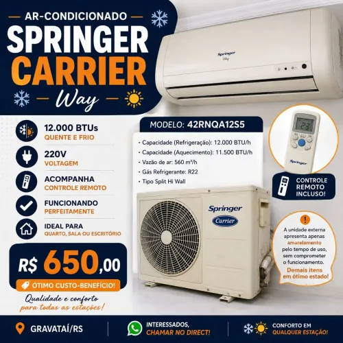 Vendo ar condicionado Springer