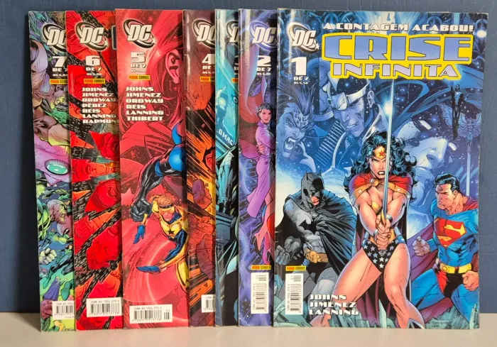 Crise Infinita completa (volumes 1 a 7)