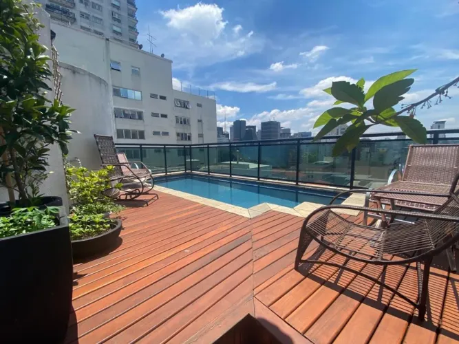 Cobertura para venda em Jardim Paulista com 2 quartos, sendo 1 suíte, 184m²