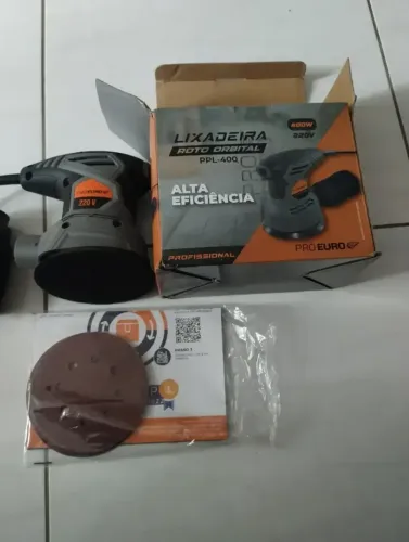 Lixadeira Roto Orbital 400w Profissional Velocidade Variável 220v 12000 Rpm Pró Euro