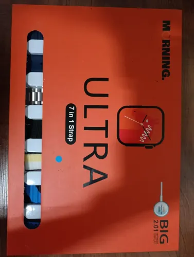 Smartwatch Ultra 2, 7 em 1, 7 pulseiras + conexão bluetooth