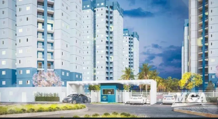 Apartamento Waterfalls Club Residence - 2 quartos e 1 banheiro