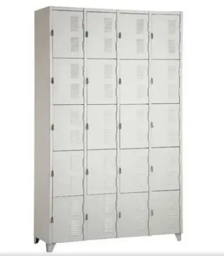 guarda volumes para vestiario em aço com 20 portas