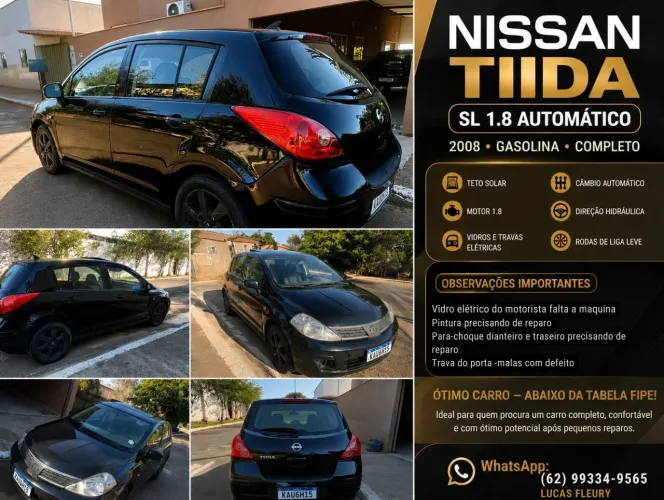 Nissan Tiida SL 1.8/1.8 Flex 16V Aut. 2008