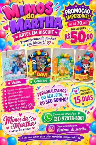Trabalhos em biscuit
