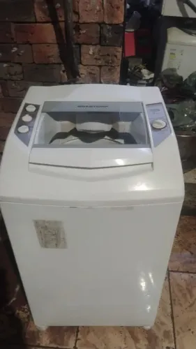 Máquina 9 KG Brastemp filtro pega peso no centro do agitador sexto inox 