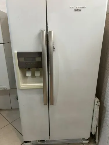 Geladeira Frost Free Brastemp Side By Side com a serpentina com deifeito