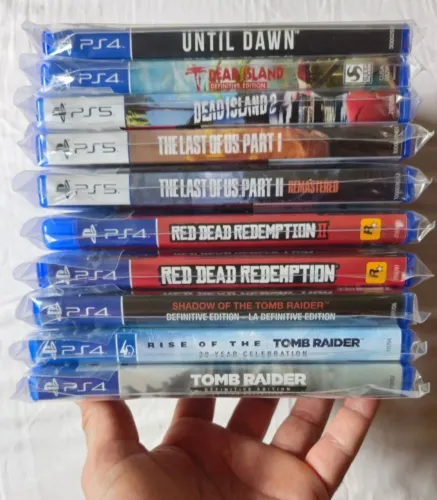 Jogos para PS4 e PS5 (VENDA SOMENTE NA CIDADE DE ARAÇATUBA-SP)