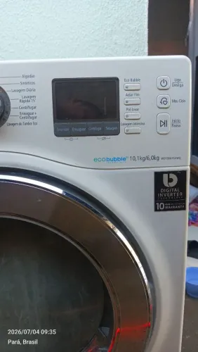Lavadora Samsung ecobuble 10kg inverter