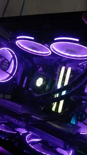 Kit Upgrade Gamer Ryzen 7 5700X + Placa Mãe B550M TUF Gaming + 16GB RAM RGB