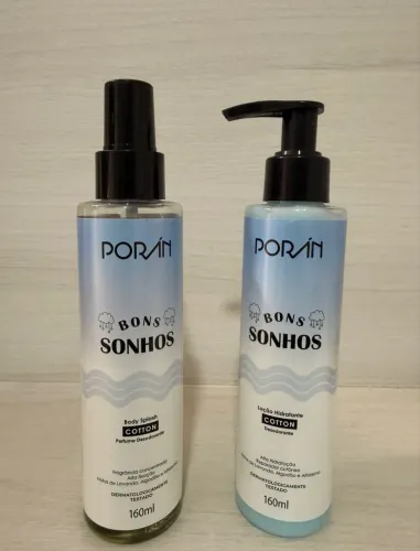 Body Splash e loção hidratante