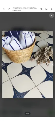 Piso/revestimento Atlas Alvorada Azul