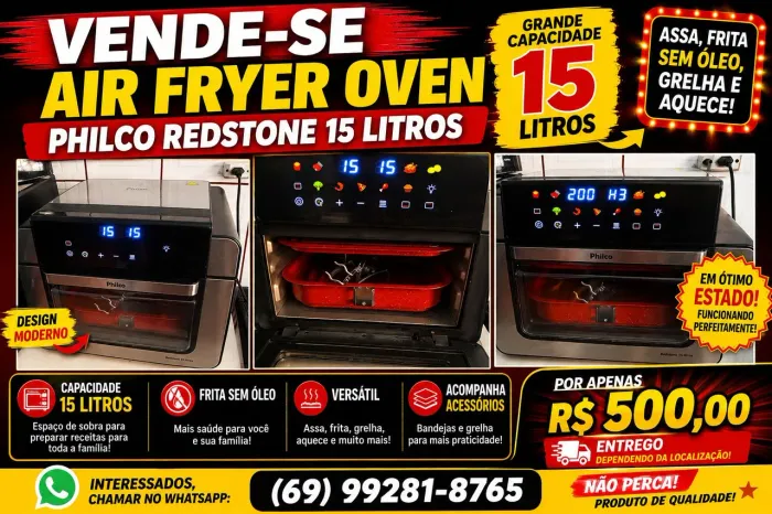 Air frayer 15 litros