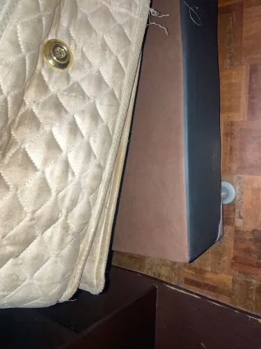 Cama casal usada colchão + base