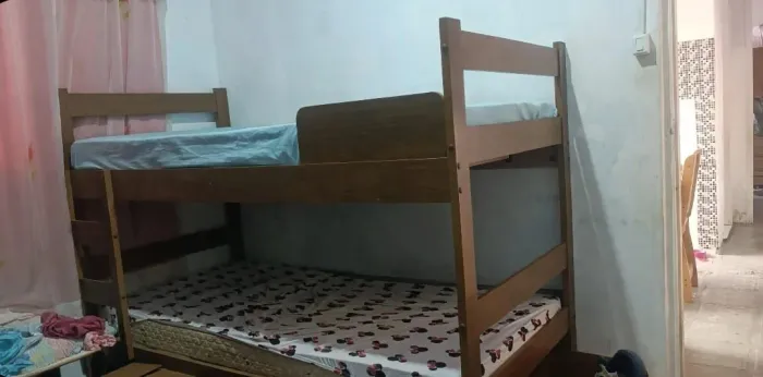 Troco beliche sem colchão por cama box de solteiro