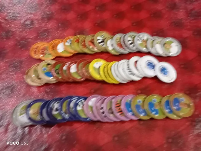 138 footcaps Tazos metalicos