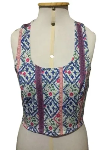 Blusa Cropped Boho Color Renner NOVA!! Tamanho M