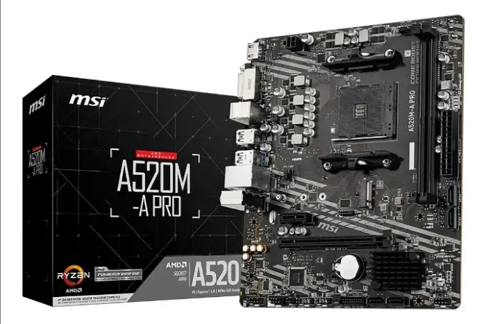Placa Mae A520M PRO MSI NOVA LACRADA