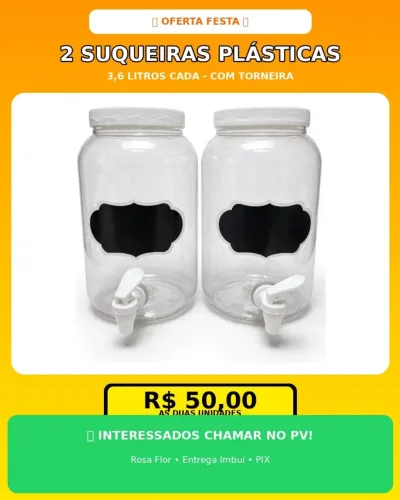 KIT SUQUEIRAS 3,6 L