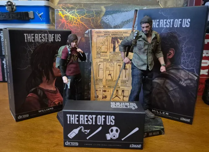 The Last of Us pack Limtoys Completo e com bônus (Escala 1/12)!