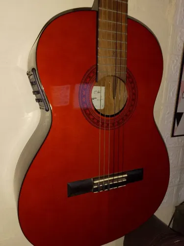 Violão Yamaha C40 elétrico captação fishman funcionando perfeitamente