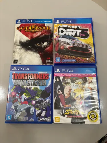Jogos play4 mídia física