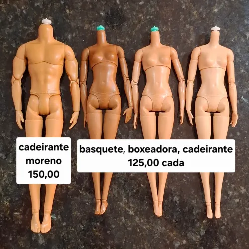 Corpos boneca barbie articulados mtm made to move