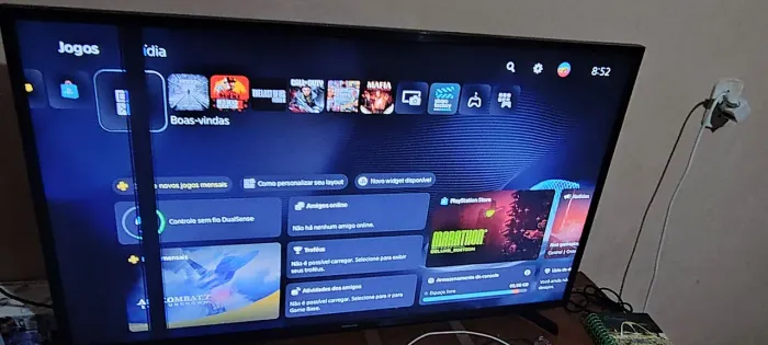 Vendo tv 43 polegadas com essa faixa preta na tela 