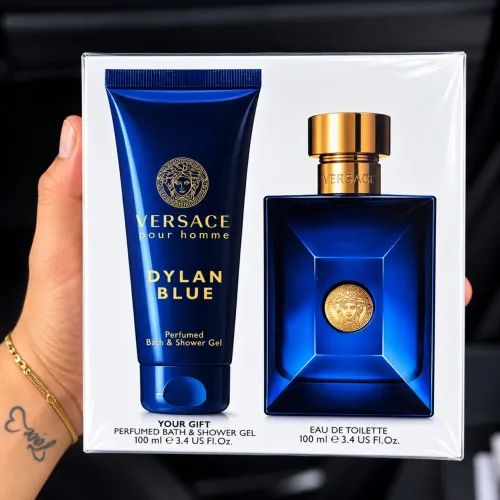 Kit Versace Dylan blue perfume + creme 100ml