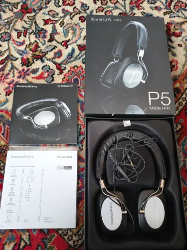 Fone de Ouvido Hi-Fi On-Ear Bowers & Wilkins P5 (Completo na Caixa)