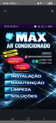 Instalação de ar condicinado