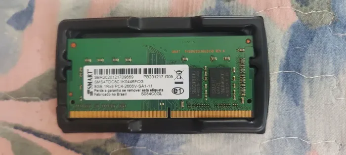 Memória RAM DDR4 8Gb de notebook