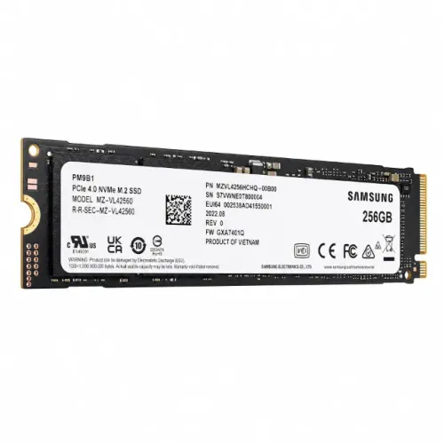 Ssd M2 Nvme 256gb Samsung Pcie 4.0 X4 M.2 2280