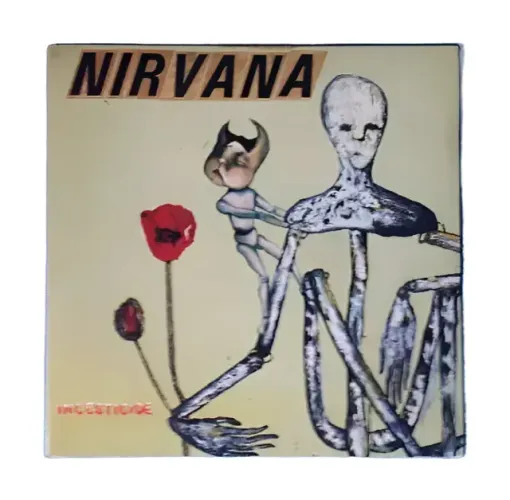 * LP NIRVANA INCESTICIDE ORIGINAL C/ ENCARTE VENDA FILANTRÓPICA FRETE GRATIS OU CURITIBA