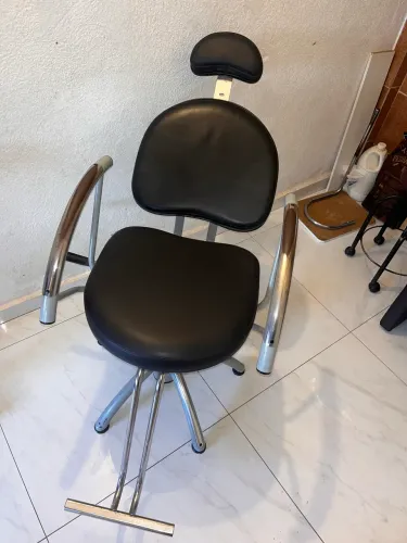 ? Cadeira para Barbearia/Cabeleireiro com Encosto de Cabeça