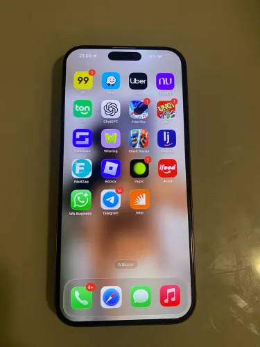 iPhone 16 pro max semi novo na caixa