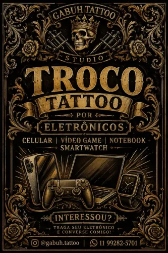 Troco Tattoo por Eletronicos
