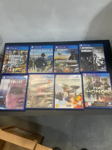 8 JOGOS DE PS4 ORIGINAIS