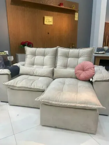 Sofá Retrátil e Reclinável Grécia 2.00m Sem caixa Produto Novo! Pronta Entrega!