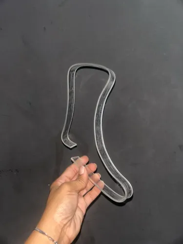 Suporte acrílico para calçados