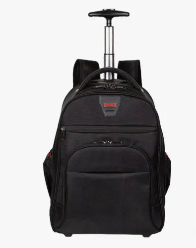 Mochila sestini harvest 2 em 1 preta rodas