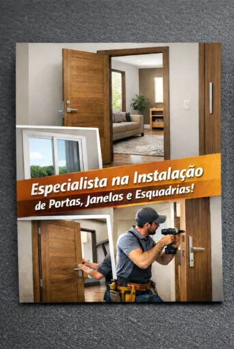 Instalador de portas, verniz e reparos.