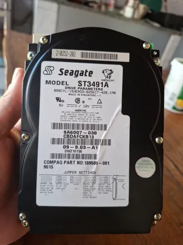HD 428mb IDE novo nunca usado